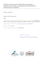 prikaz prve stranice dokumenta Analiza educiranosti studentske populacije u Republici Hrvatskoj o gospodarenju električnim i elektroničkim otpadom