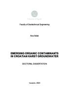 prikaz prve stranice dokumenta EMERGING ORGANIC CONTAMINANTS IN CROATIAN KARST GROUNDWATER